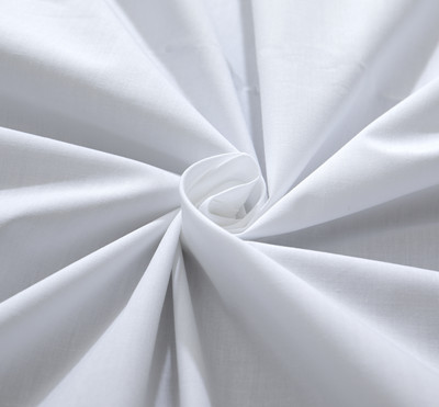144TC 32*32 78*65 cotton plain white bed sheet fabric