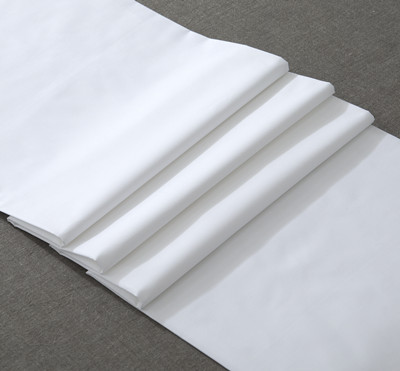 200TC 40*40 128*68 cotton twill white bed sheet fabric